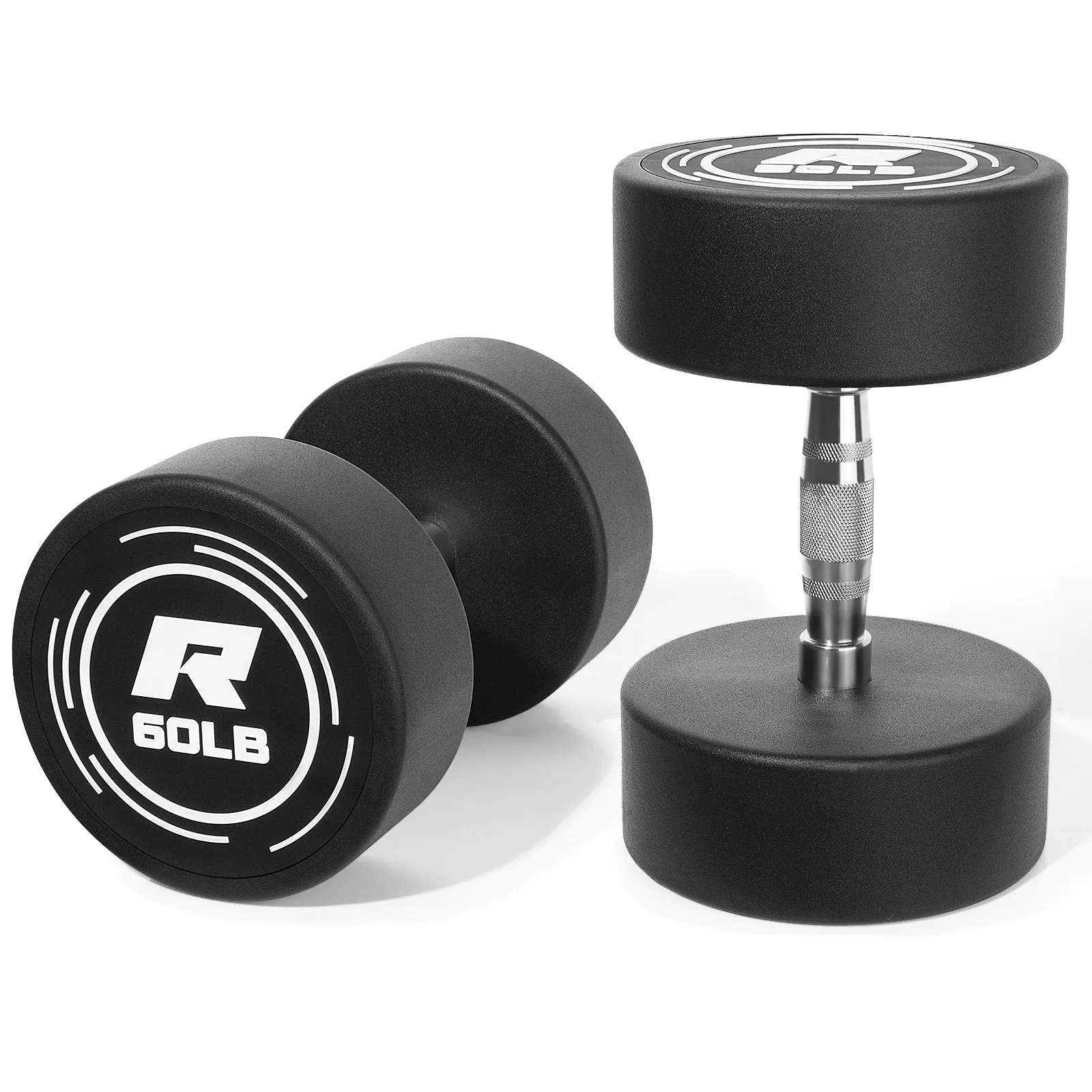 RitFit PVC-Coated Round Dumbbells in Pairs