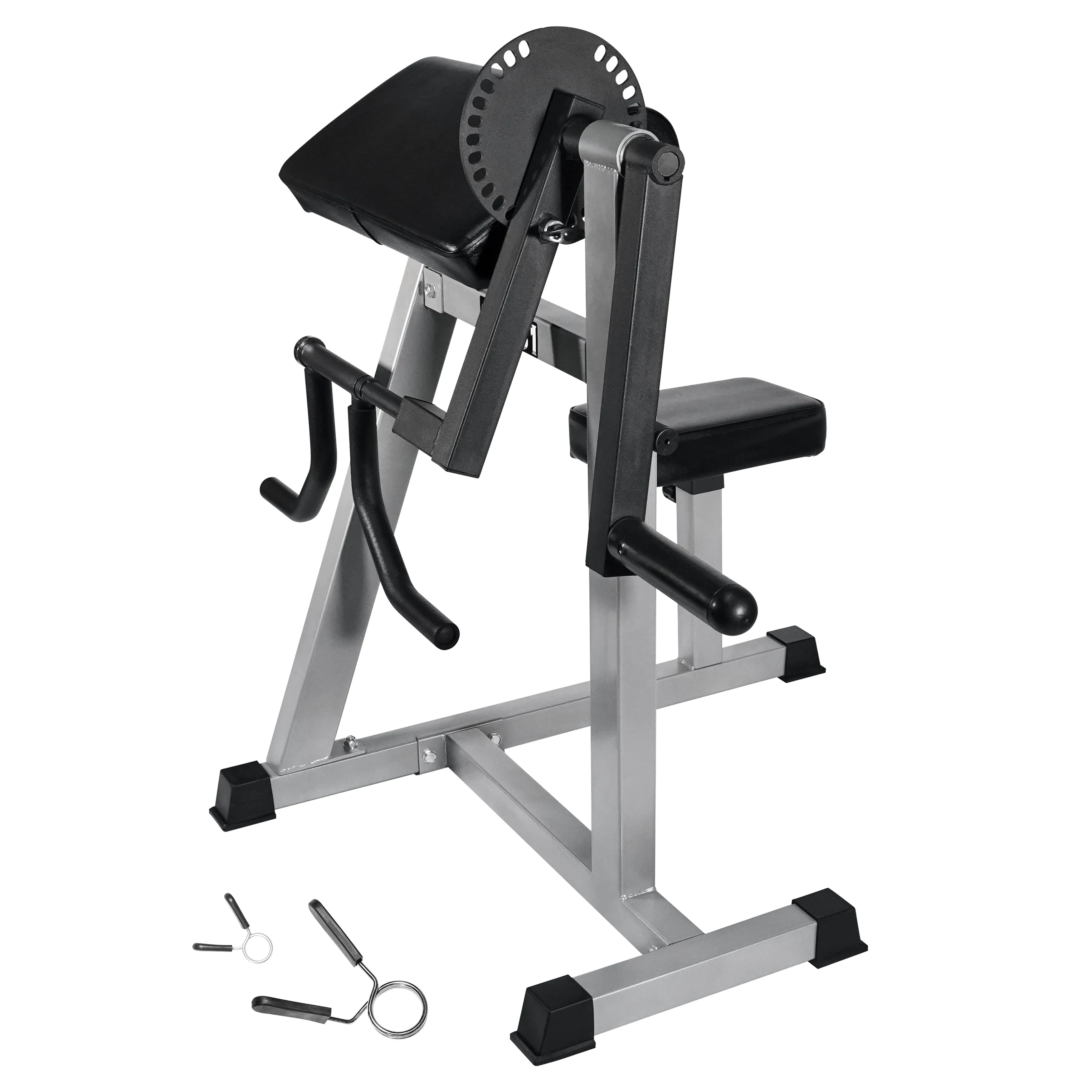 Seated Bicep - Tricep Curl Machine Plate Loaded