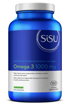 Sisu Omega 3 1000mg 150 Softgels