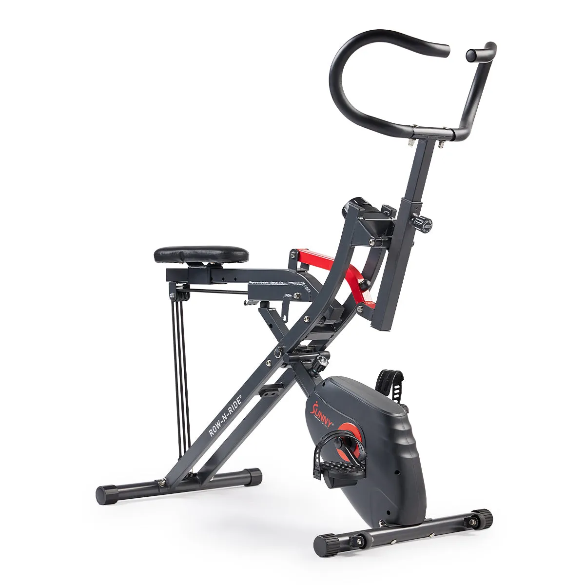 Smart 2 in 1 Upright Row-N-Ride® Squat Assist Trainer Machine and Exercise Bike