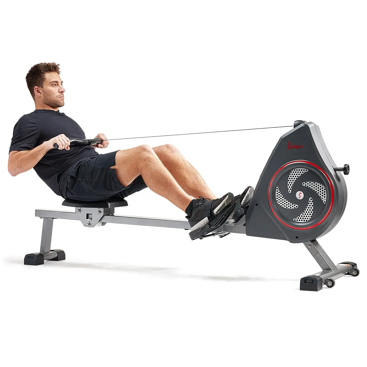 Smart Premium Air and Magnetic Resistance Exercise Rowing Machine