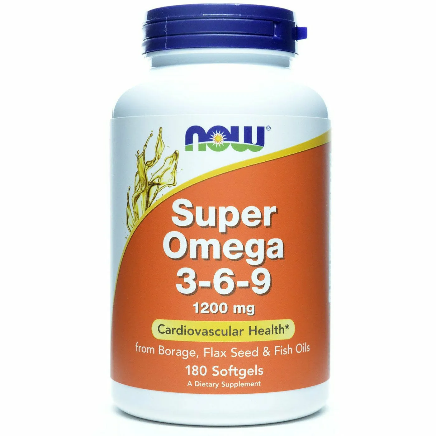 Super Omega 3-6-9 1200 mg 180 softgels by NOW