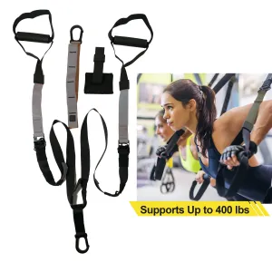 Suspension Trainer Home Gym Resistance Exercise Full Body Workout