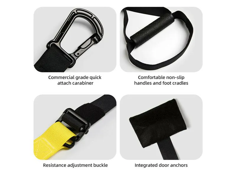 Suspension Training Kit Bodyweight Resistance Straps