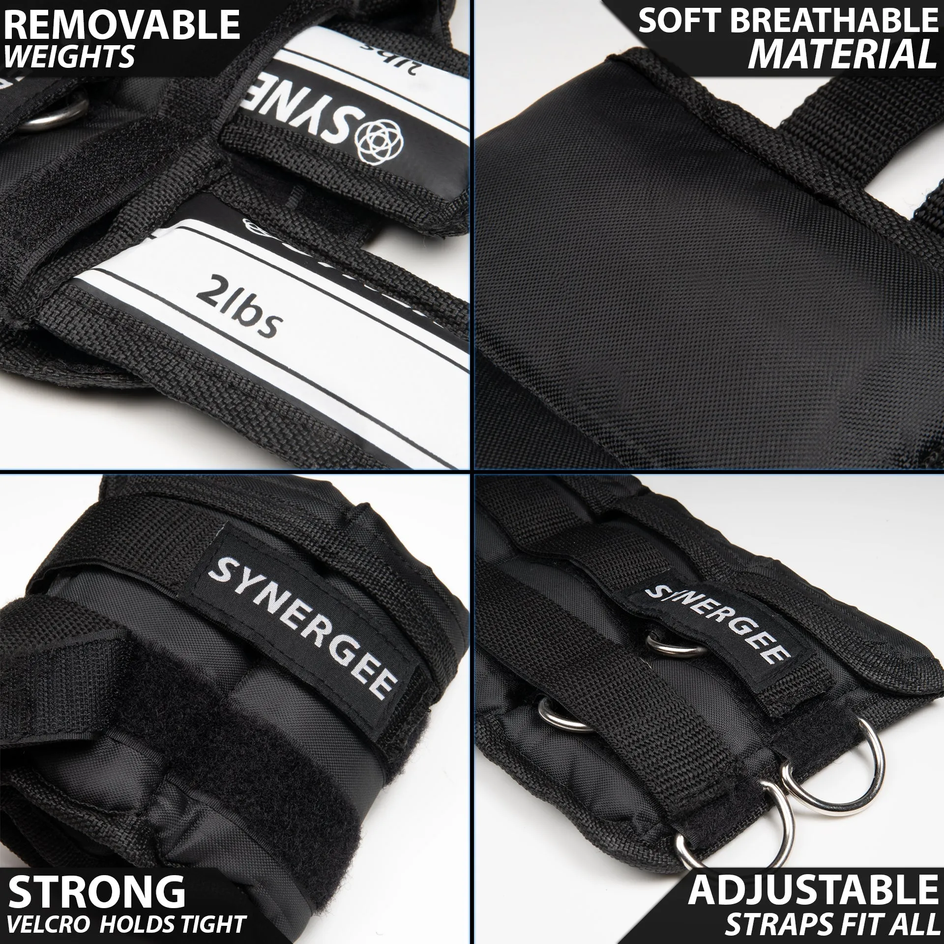 Synergee Adjustable Ankle/Wrist Weights