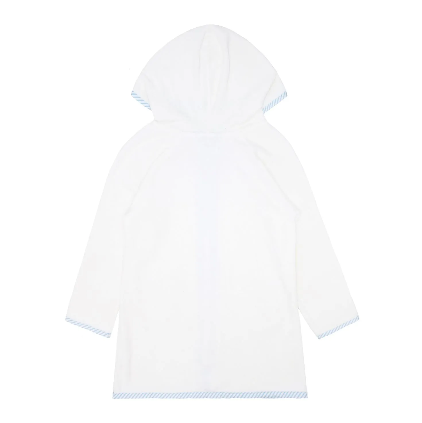 Terry Hooded Coverup - White