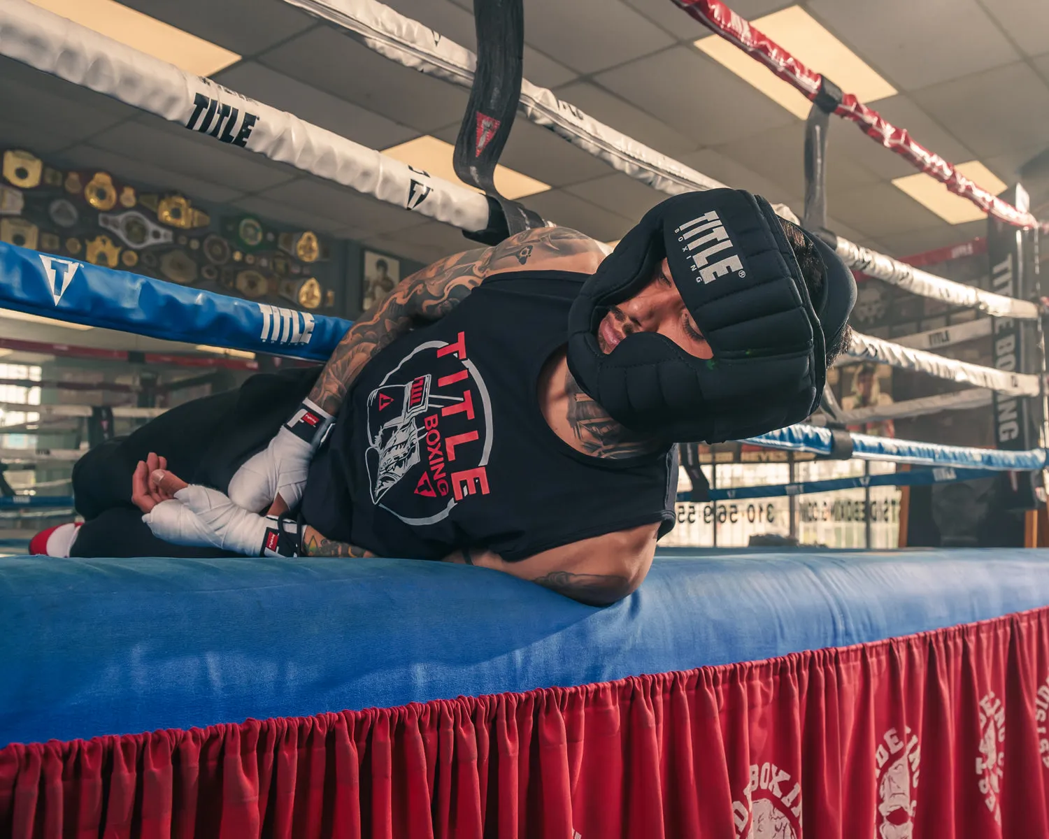 TITLE Boxing Weighted Headgear