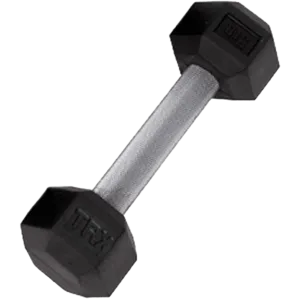 TRX Hex Rubber Dumbbell - 2.5 lb