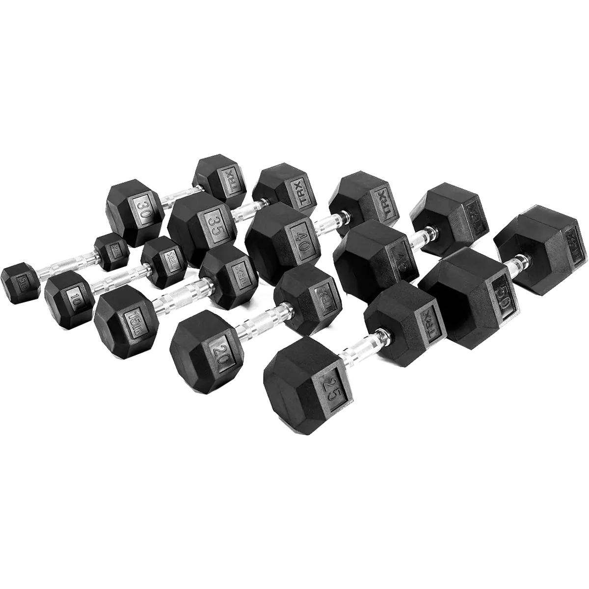 TRX Hex Rubber Dumbbell - 2.5 lb