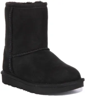 Ugg Australia Toddler Classic II In Black For Kids