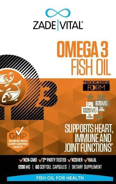 Ultra EPA DHA Omega-3 Fish Oil, 60 Softgels