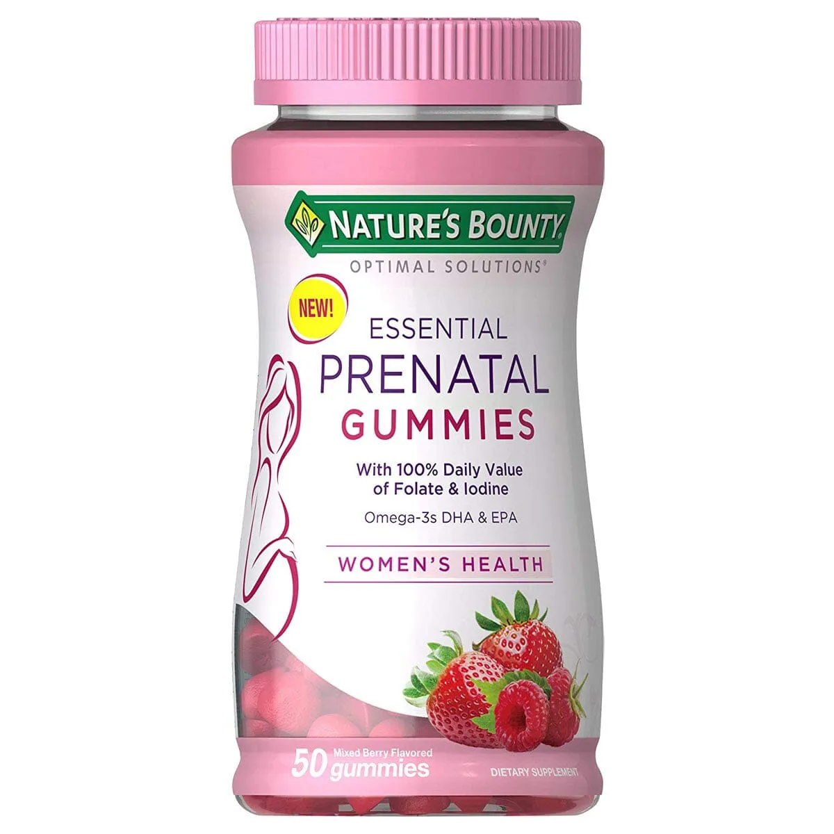 US Nutrition Nature's Bounty® Optimal Solutions® Essential Prenatal Gummy, 50 Count