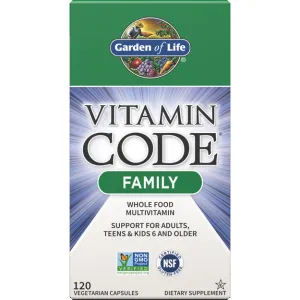 Vitamin Code Family Multi 120 vcaps By Garden Of Life