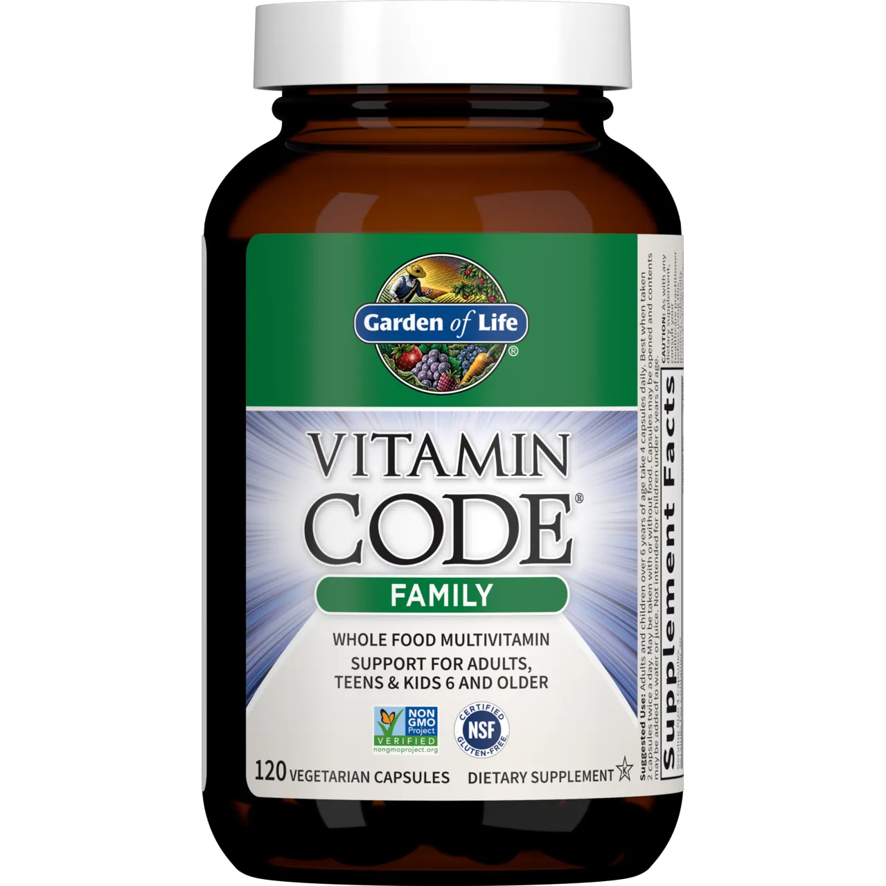 Vitamin Code Family Multi 120 vcaps By Garden Of Life