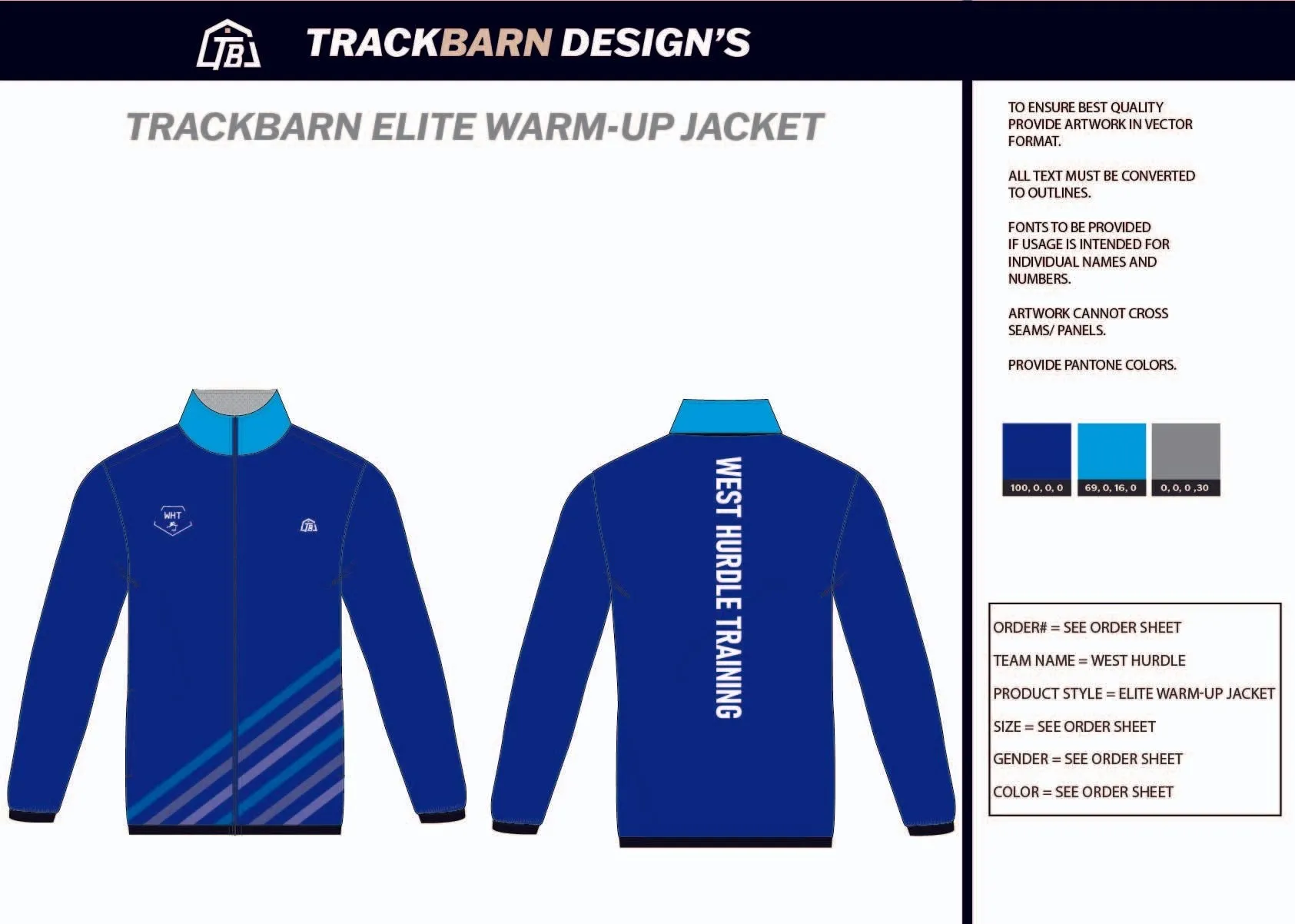 West-Hurdle-Training Womens Full Zip Jacket