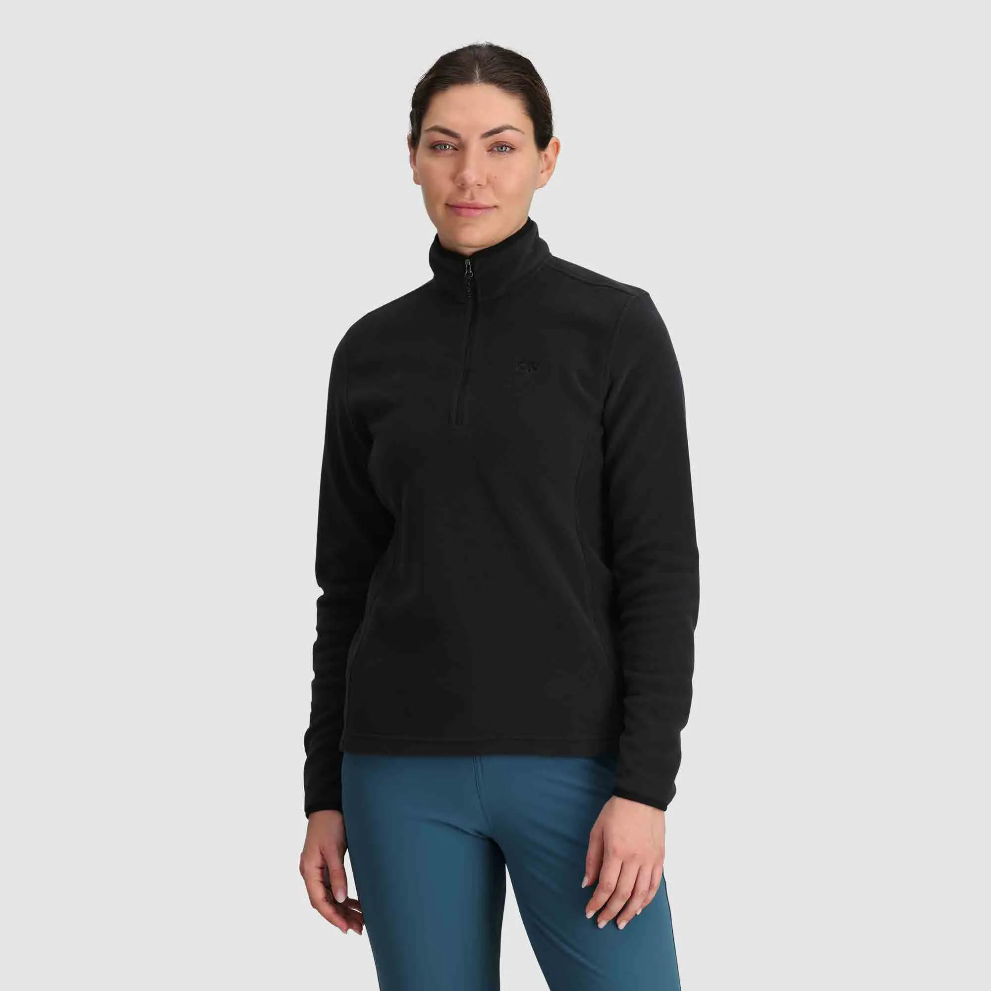 Womens Polartec 100 Quarter Zip Fleece Top