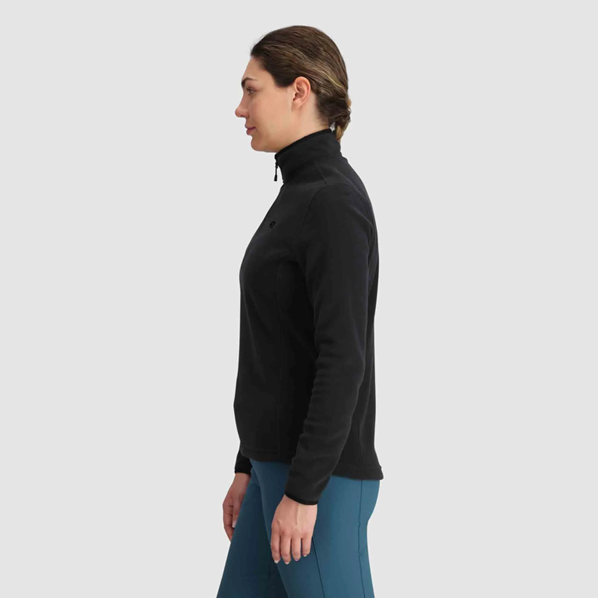 Womens Polartec 100 Quarter Zip Fleece Top