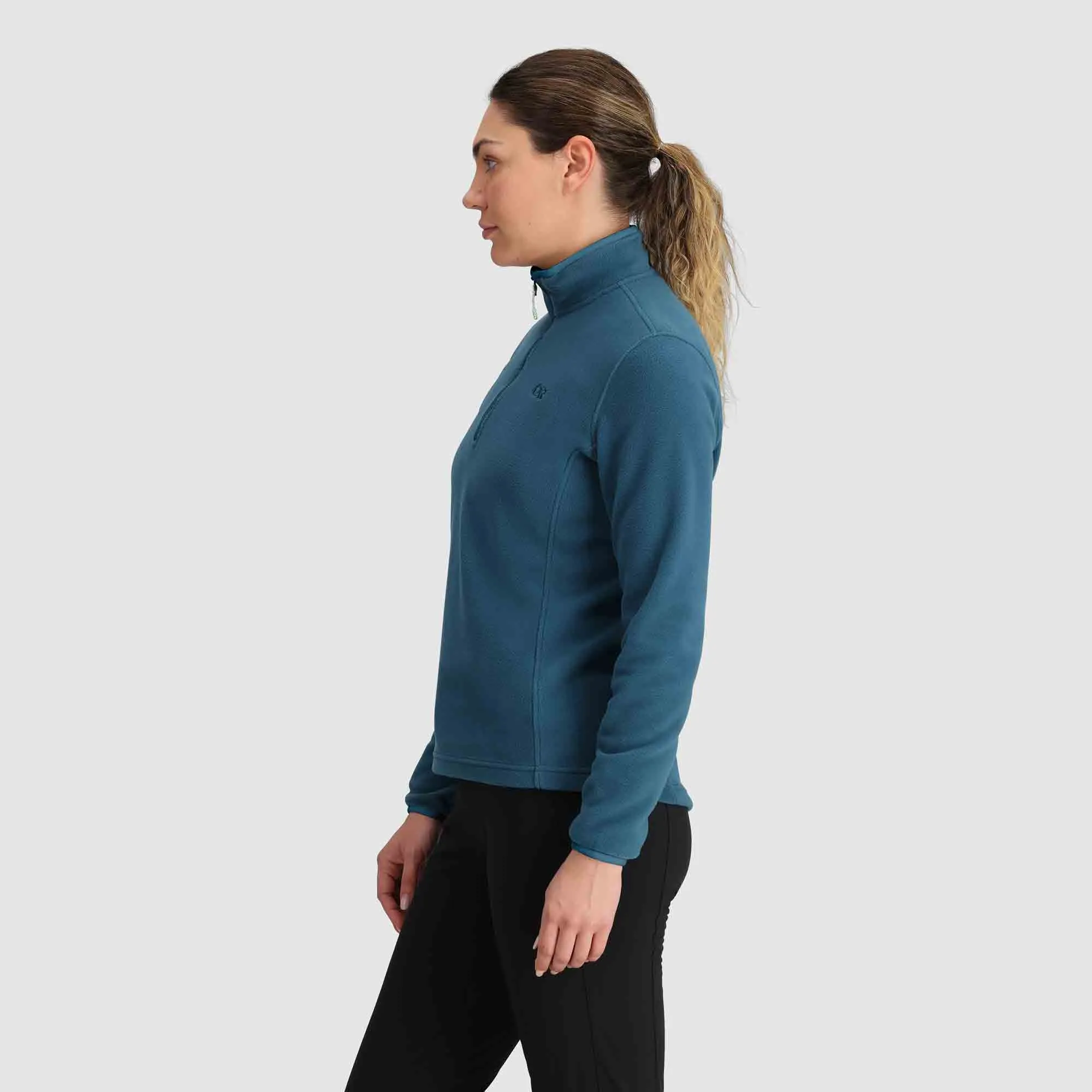 Womens Polartec 100 Quarter Zip Fleece Top