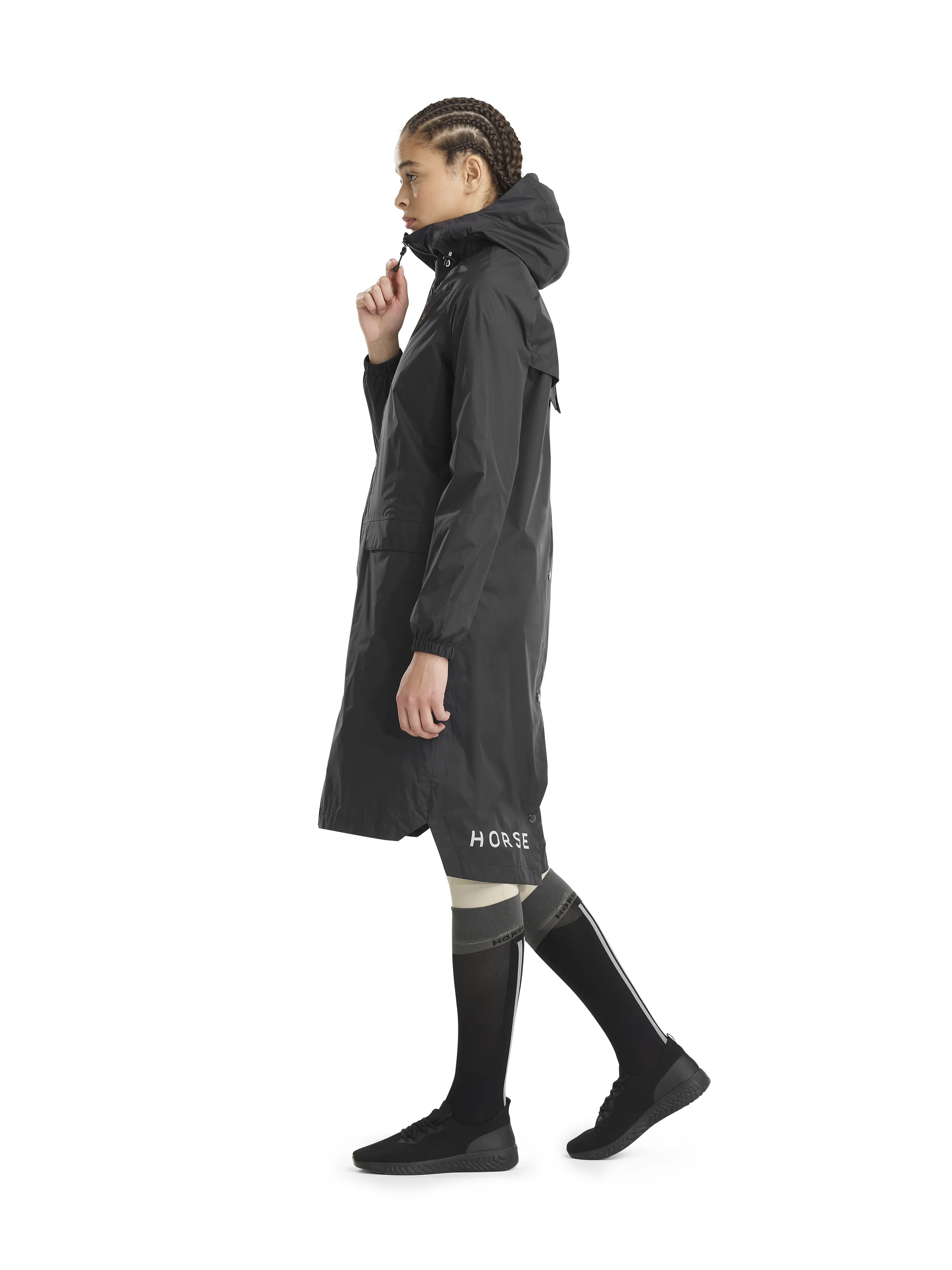 Women's Rain Jacket Long Raintech