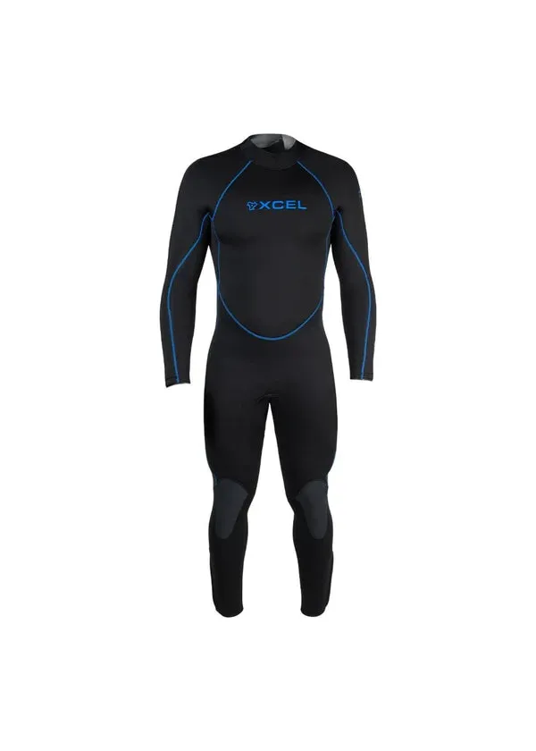 XCEL 7/6mm Hydroflex Men's Full Wetsuit for Scuba Diving